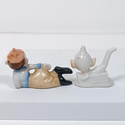 LOT 121: Vintage Japan Porcelain - Pixies & Anthropomorphic Animals