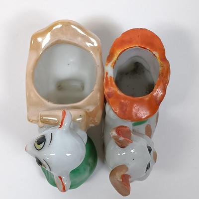 LOT 121: Vintage Japan Porcelain - Pixies & Anthropomorphic Animals