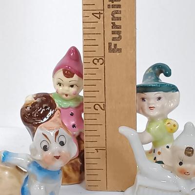 LOT 121: Vintage Japan Porcelain - Pixies & Anthropomorphic Animals