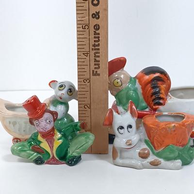 LOT 121: Vintage Japan Porcelain - Pixies & Anthropomorphic Animals