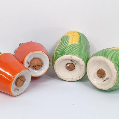 LOT 122: Vintage Salt and Pepper Shakers - Fruit, Vegetables, Cactus' & Teapots