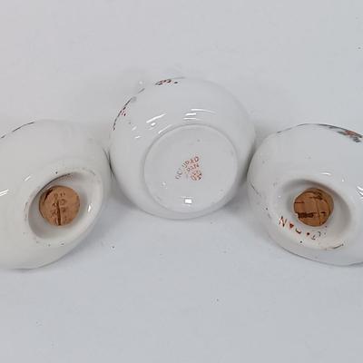 LOT 125: Set of (16) Vintage Japan Porcelain Miniature Figurines