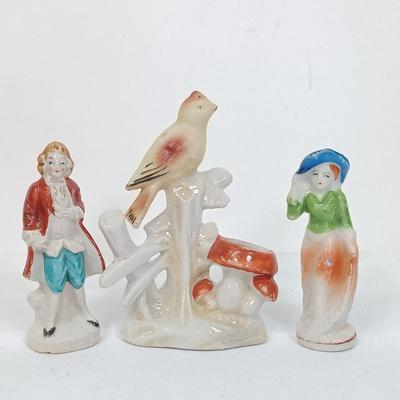 LOT 125: Set of (16) Vintage Japan Porcelain Miniature Figurines