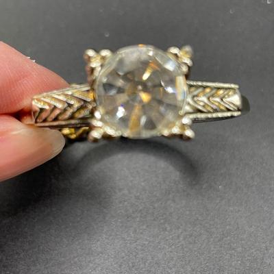 2 interesting gold tone necklaces