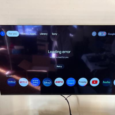 Sony Bravia 55” Smart TV with mount