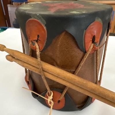 Vintage toy drum