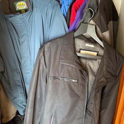 Cabelas, Perry Ellis jackets, & sweatshirts