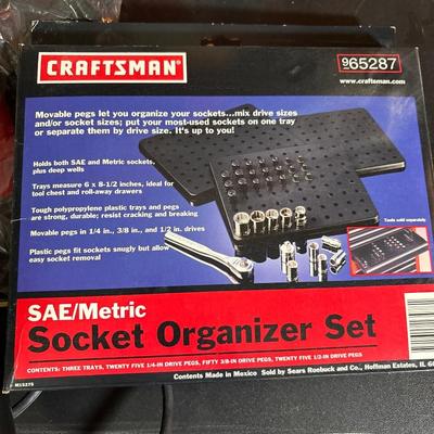 Air Inflator, socket organizer and dirt double