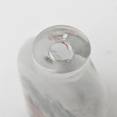 CKEG15. Hand-Painted Reverse Glass Chinese Snuff Bottle, Mountain Scene