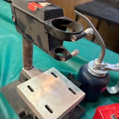 Dremel Moto-tool, drill press, etc