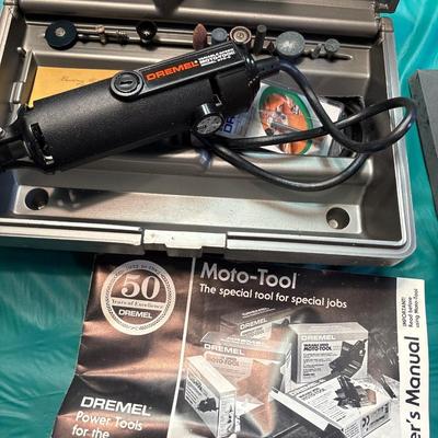 Dremel Moto-tool, drill press, etc