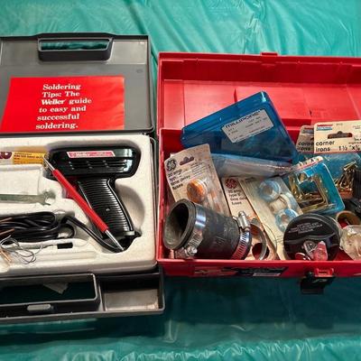 soldering gun & misc