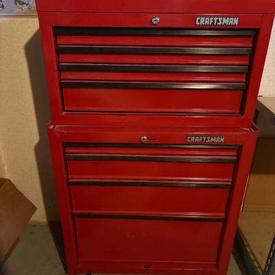 Craftsman two-piece toolbox - like new