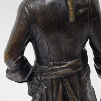 CKEG28. David Jensen Bronze Figurine, Granite Base