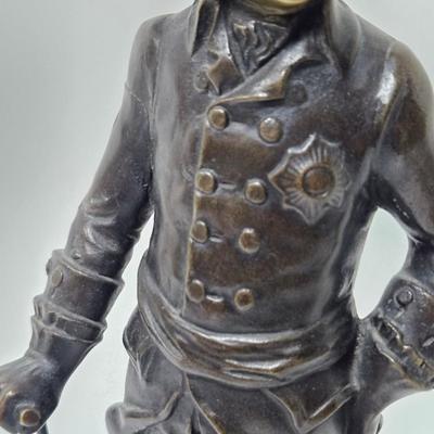 CKEG28. David Jensen Bronze Figurine, Granite Base