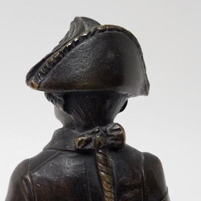 CKEG28. David Jensen Bronze Figurine, Granite Base