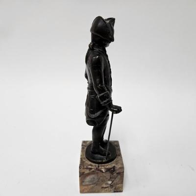 CKEG28. David Jensen Bronze Figurine, Granite Base