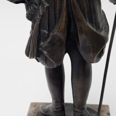 CKEG28. David Jensen Bronze Figurine, Granite Base