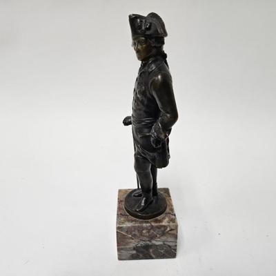 CKEG28. David Jensen Bronze Figurine, Granite Base