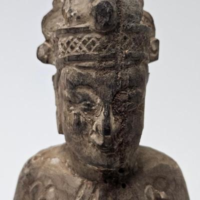 CKEG29. Antique Chinese Carved Wood Figurine