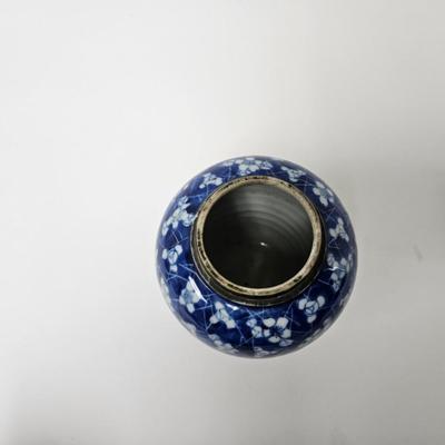 CKEG30. Chinese Ceramic Ginger Jar, Blue & White