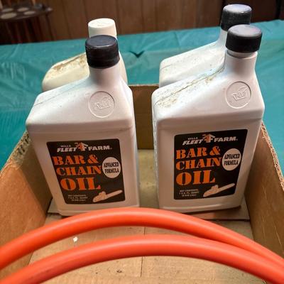 Bar and chain oil and liquid transfer pump