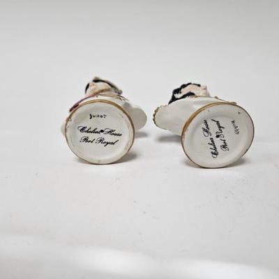 CKEG38. A Pair of Porcelain Busts Depicting Napoleonic Generals Junet & Muray, Hand-Painted