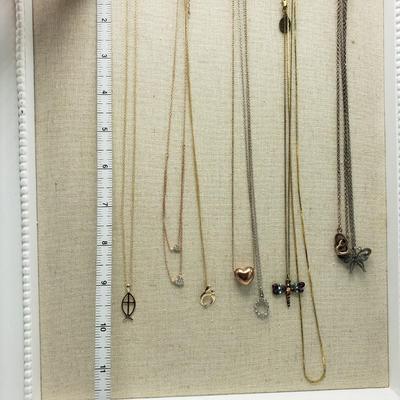 Sterling Necklaces With Fashion Pendants (ST-KD)