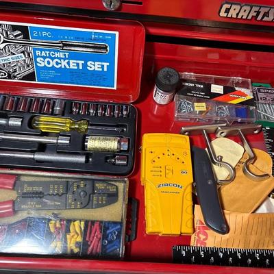 Socket set, wire cutter, & more