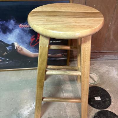 2 pictures & stool