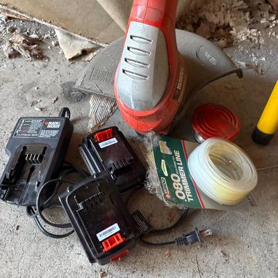 Black & Decker cordless weed eater and limb robber