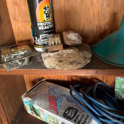 Little Tykes table, Shelf with miscellaneous items