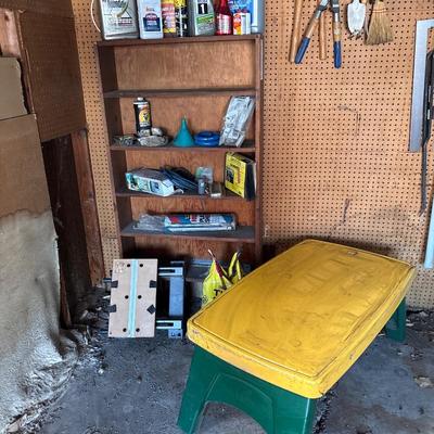 Little Tykes table, Shelf with miscellaneous items