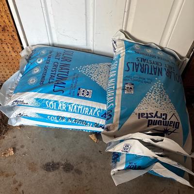 6 bags of solar, naturals, salt crystals