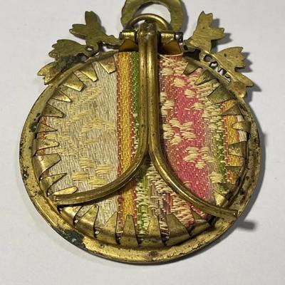 Antique Rare 18/19 Century Napoleon-II Miniature Portrait Painting on Bone or Ivory Signed w/2" x 2.5" Easel Excellent...