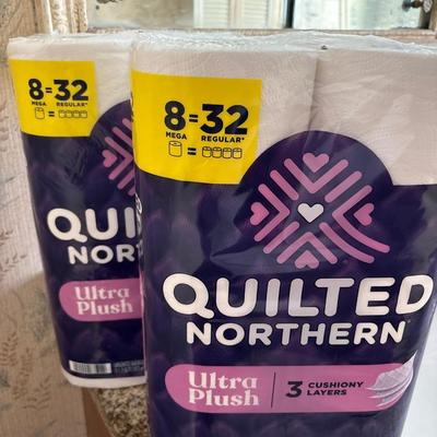 Two quilted northern eight mega roll packages
