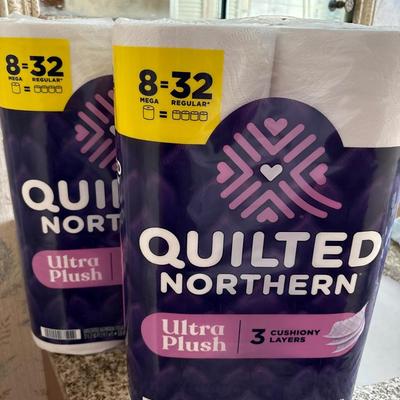 Two quilted northern eight mega roll packages