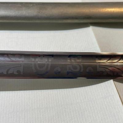 Vanguard Blade US MILITARY Dress & Ceremony Sword w/Scabbard Made in Toledo Spain 39" Long in Scabbard Preowned from an Estate....