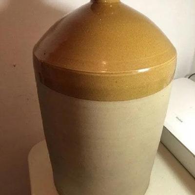 RARE - John Marples & Company Sheffield Large Stoneware Jug 19" Tall & Very Heavy Preowned