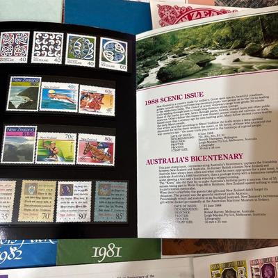 1978-83, 1986-88 New Zealand collector stamps