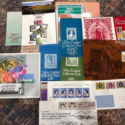 1978-83, 1986-88 New Zealand collector stamps