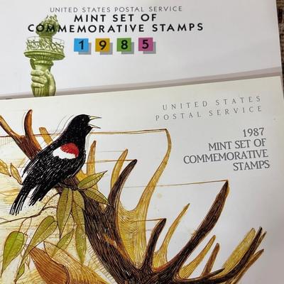 1984-87 commemorative mint set of stamps