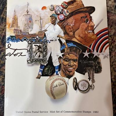 1980-84 commemorative mint set of stamps