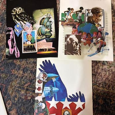 1977-79 commemorative of mint set of stamps