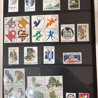 1977-79 commemorative of mint set of stamps