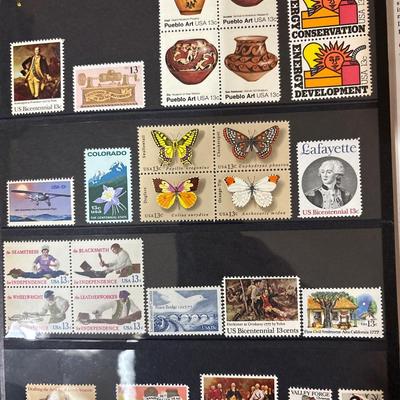 1977-79 commemorative of mint set of stamps