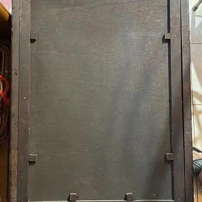 Antique Chinese Pair of Reverse Paintings on Glass 17" x 23" in VG Preowned Condition from an Estate Cleanout.