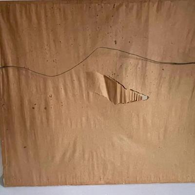 LOUIS H. VERNON (Artist) Charcoal/Drawing of Conductor & Orchestra 23" x 26" in Good Preowned Condition.