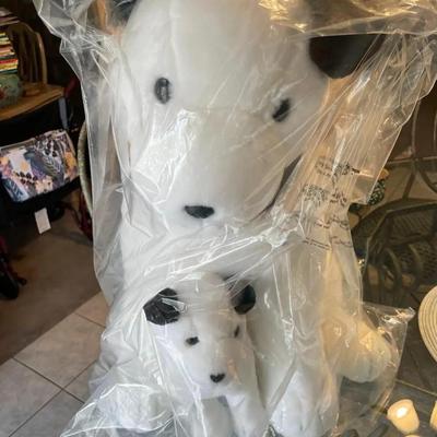 Vintage RCA Victor Mascot Nipper & Chipper Dogs by Dankin Plush 24" NIB (Pickup Only in Berlin, NJ 08009)