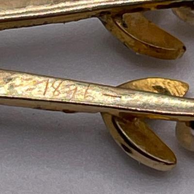 Watch, charcoal pencil and 1/20 12k gold bracelet